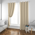 Reliable Drapes Polyster Plain Door Curtains