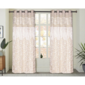 Reliable Drapes Polyster Floral Door Curtains