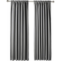 DDecor Silk Plain Door Curtains