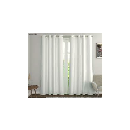 Unbranded Silk Plain Door Curtains