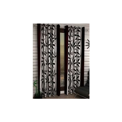 KAIRO Silk Plain Door Curtains