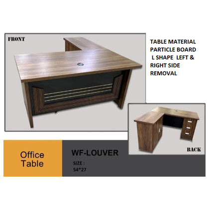 ROYAL STEEL & IRON FURNITURE INDUSTRIES Executive Table with One side pedestal unit