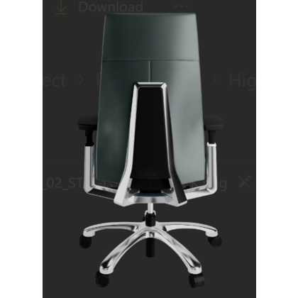 GODREJ INTERIO Revolving Chair with Front pivot synchro tilt mechanism