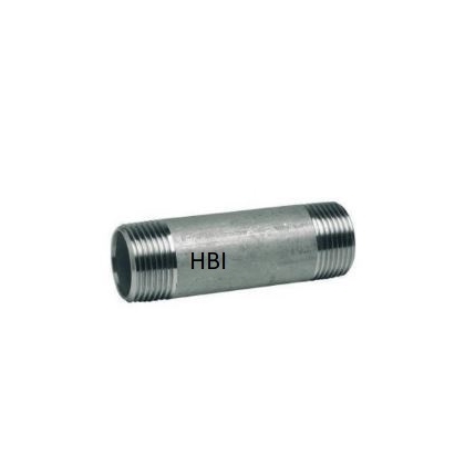 HBI 25 Hot-Finished Seamless(HFS) Barrel Nipples Steel Pipes Fitting