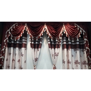 Unbranded Silk Plain Door Curtains