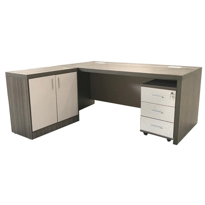 TOTAL SOLUTIONS--TOTAL SOLUTIONS Executive Table with One side pedestal unit and E.R.U