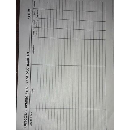 Register commtra 200 Pages DESPATCH REGISTER Diaries-printed-plain- register- 150 Pages