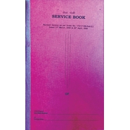 Amir SERVICE BOOK Diaries-printed-plain- register- 120 Pages