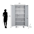 FURNILO Almirah Steel shelving cabinets