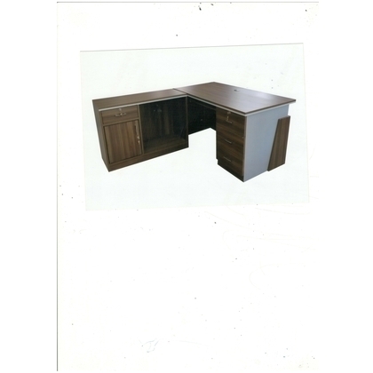 Jolly Executive Table with One side pedestal unit and E.R.U