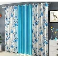 HIMALAYA TEXTILES Jute Floral Door Curtains