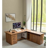 OFFICE HUB Executive Table with One side pedestal unit and E.R.U