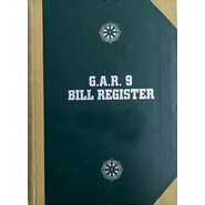 Unbranded BILL REGISTER Diaries-printed-plain- register- 200 Pages