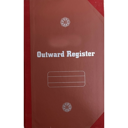 Unbranded Outward Register Diaries-printed-plain- register- 200 Pages