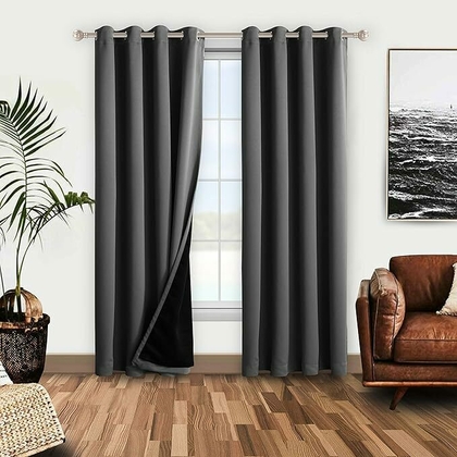 Unbranded Polyster Plain Door Curtains